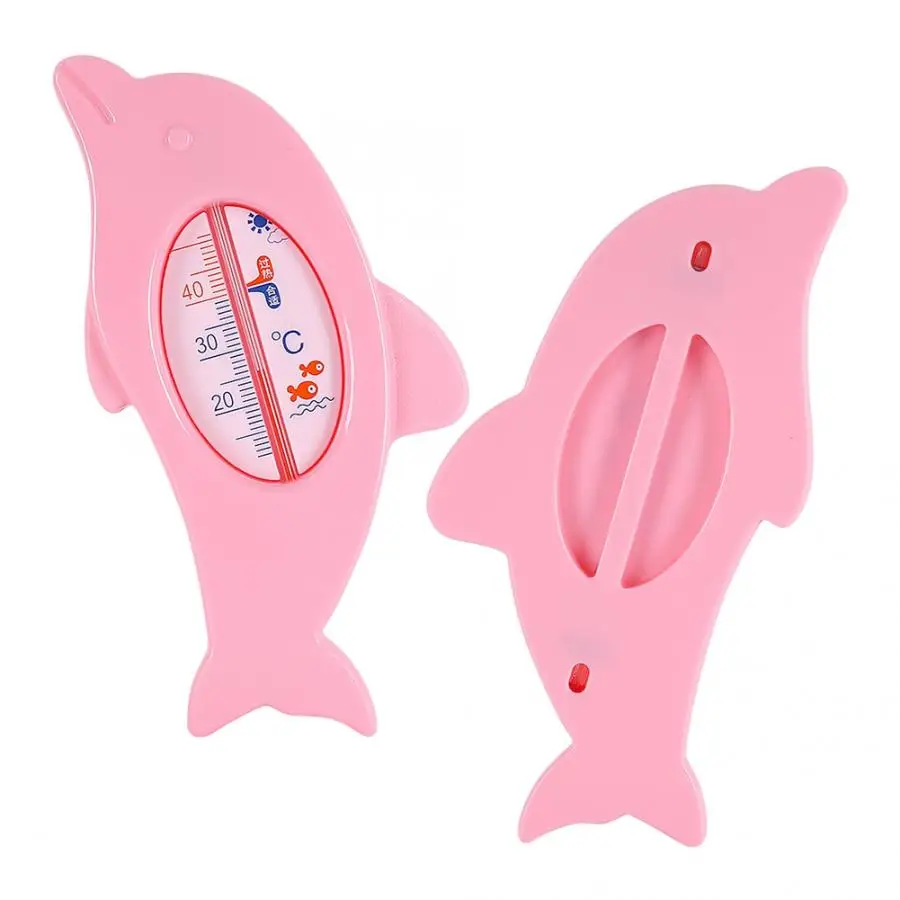Детский термометр в форме дельфина для воды, термометр для купания, детский банный инструмент для младенцев, пластиковые измерения температуры