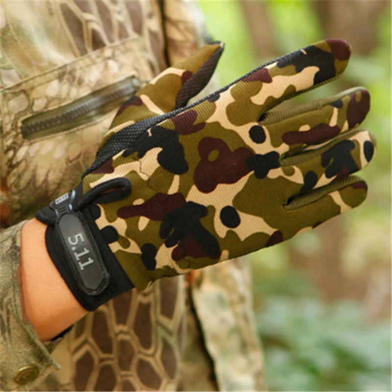 

Hunting Finger gloves full finger Long finger Outdoor camping Men protect hands