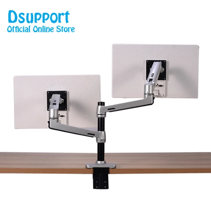 Mechanical-Spring-Full-Motion-17-32inch-Dual-Monitor-Holder-Mount-Arm-Aluminum-Monitor-Support-Max-Loading