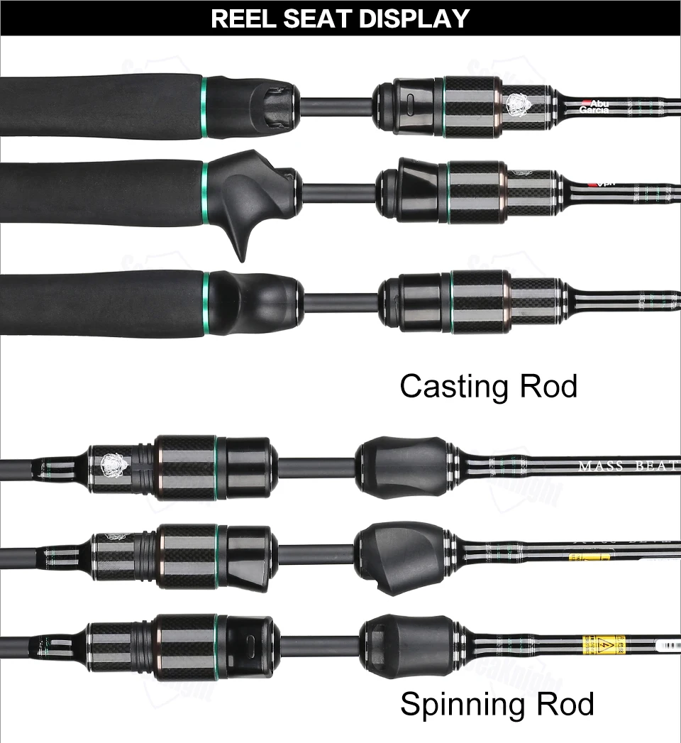 Abu Garcia MASS BEAT II Приманка Удочка 1,93 м 1,98 м UL L power RF Action 2 секции спиннинг Литье удочка Карп рыболовные снасти