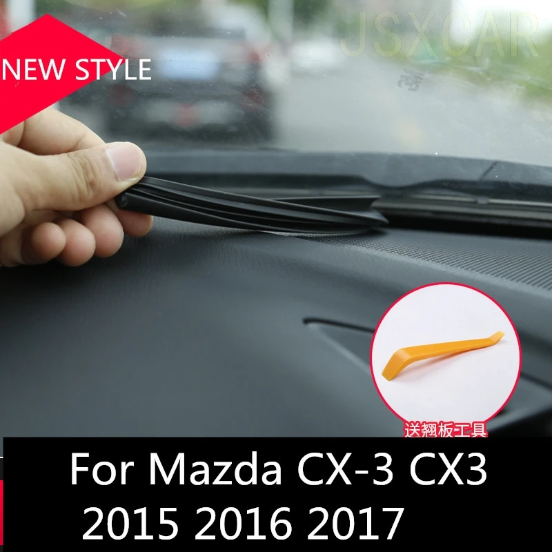 

Car Rubber Seal Sound Insulation Weatherstrip Trim Noise Insulation Car Sealing Strip For Mazda CX-3 CX3 2015 2016 2017