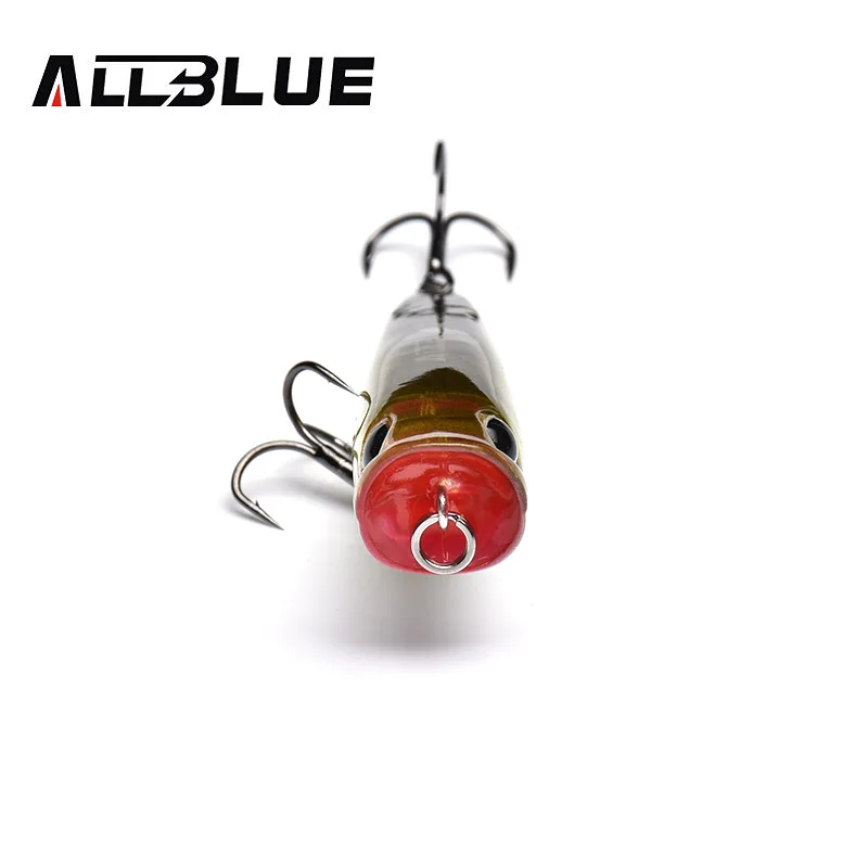 ALLBLUE Новый Горн 65F 3D серии Поппер 7 г 65 мм Topwater приманка рыбалка Пластик жесткий