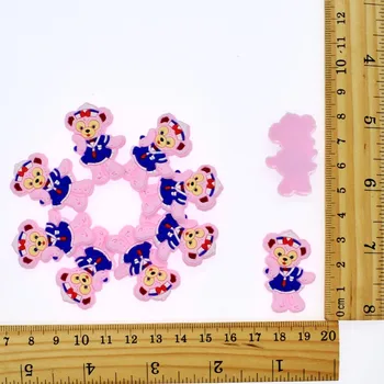 

10pcs Gift Soft Flatback Decoration Cute Bears Charms For Hair Accessory/Handmade Crafts/Rings/Ear Rings