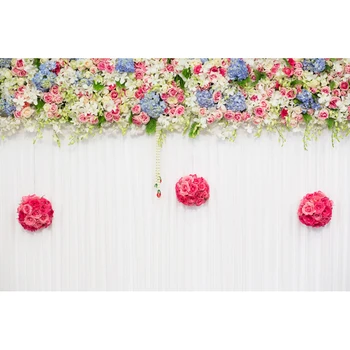 

thin vinyl Photography Backdrop Flower Custom Photo Prop backgrounds 2.2Mx1.5M F-1612