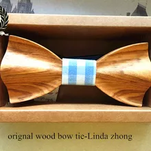 Хороший галстук забавная индивидуальность мужской галстук для отдыха деревянный галстук бабочка