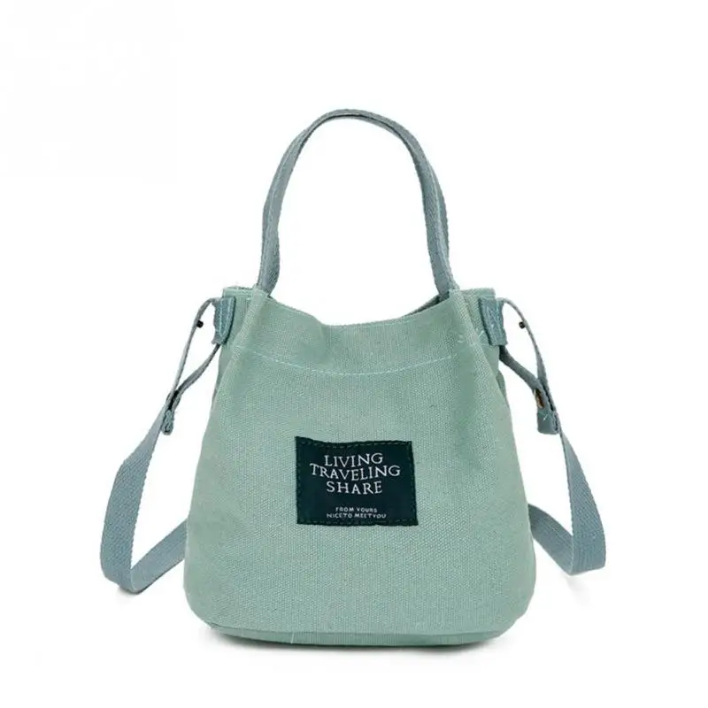 Grayish Green Леди Feminina брезентовые сумки на плечо, сумка на одно плечо, сумка через плечо Для женщин для подростковых школьницах женские пляжные сумки Bolsos Mujer Прямая поставка - Цвет: Grayish Green