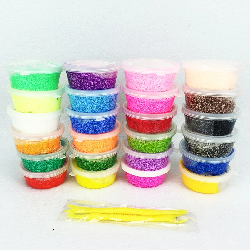 24 Colors Boxed Modeling Foam Doh Playdough Children's Educational Toys