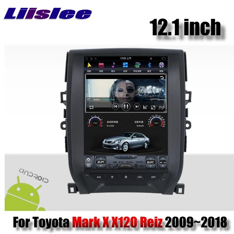 For Toyota Mark X X120 Reiz 2009~2018 2G RAM LiisLee Car Multimedia GPS WIFI Audio Stereo Radio Navigation NAV NAVI MAP