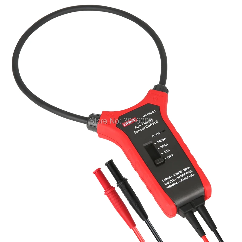 UNI T гибкий зажим датчик 3000A AC Clamp Meter осциллограф/мультиметр