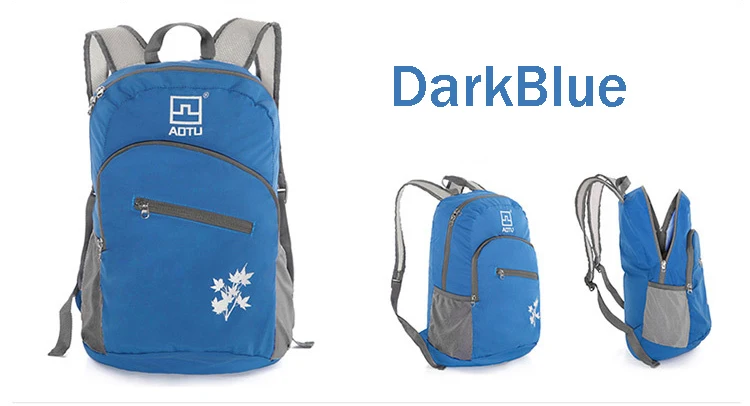 Ультра Легкая сжимаемая упаковка водостойкий туристический рюкзак удобный складной рюкзак для кемпинга на открытом воздухе синий красный