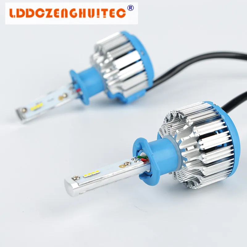

LDDCZENGHUITEC Car Headlight 70W 18000Lm/set H1 H7 H4 Hi/Lo H11 9005 HB3 9006 HB4 Bulb Fog Light LED Driving SUV lamp 12V