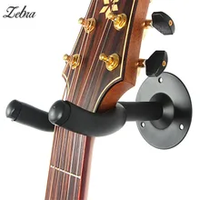 1 шт. Zebra электрогитара вешалка держатель Гавайские гитары крючок круглый с креплением на стене стойка Кронштейн Дисплей подходит для большинства гитар бас