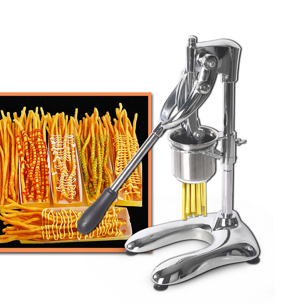 

ITOP Long 30cm Fries Maker Super Long French Fries Stainless Steel Potato Noodle Maker Machine 6*6mm Special Kitchen Extruders