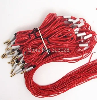 

OFC 5n red headphone wire diy earphone cable 1.25meter