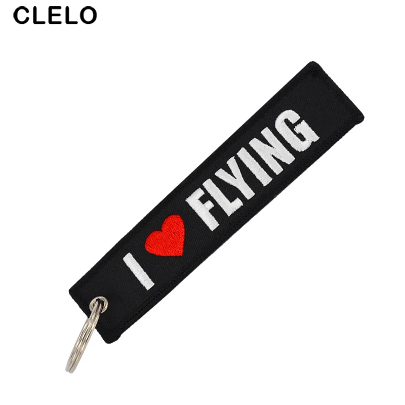 CLELO Fabric luggage tag suitcase Lables with Key Ring Chain OEM baggage tag Embroidery Travel bag tags For Aviation Gifts CLELO Fabric luggage tag suitcase Lables with Key Ring Chain OEM baggage tag Embroidery Travel bag tags For Aviation Gifts