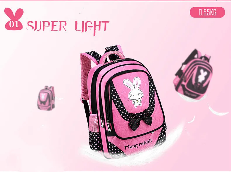 Детские школьные сумки для девочек с принтом рюкзак школьные рюкзаки 2 шт./компл. Mochila детский дорожный рюкзак милый школьный рюкзак