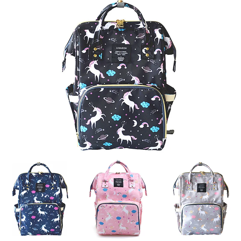 Mummy Maternity Baby Diaper Bag Mom Large Capacity Nappy Bags Unicorn Travel Baby Care Multifunction Nursing Backpack BB6039 (12)