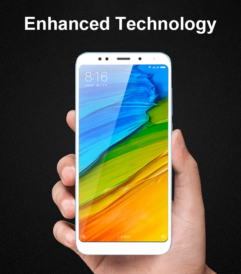TOMKAS Glass For Xiaomi Redmi 5 Plus Screen Protector Scratch Proof For Xiaomi Redmi Note 5 Pro Global Version Tempered Glass