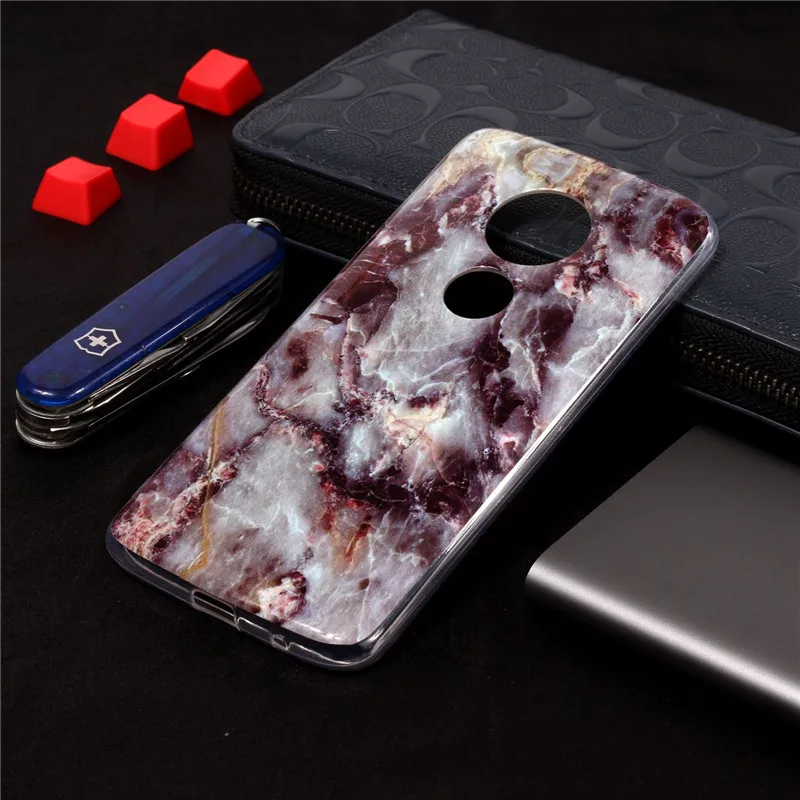 Painting Marble Soft Silicone Phone Back Cover Case For MOTO E4 E4Plus EU G6 G6Plus X4 2017 E5Plus Z3Play G6Play E5Play Bag Case (18)