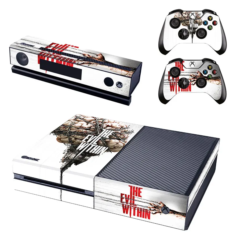The Evil Within виниловая кожа Наклейка протектор для microsoft Xbox One и 2 контроллера Скины наклейки s