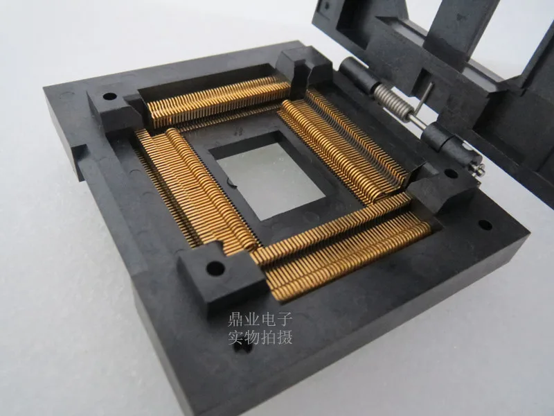 FPQ-196-0.635-03 CQFP196 горящая розетка золотое покрытие тестовая плата для интегральных схем сиденье тестовое гнездо тестовая стенда