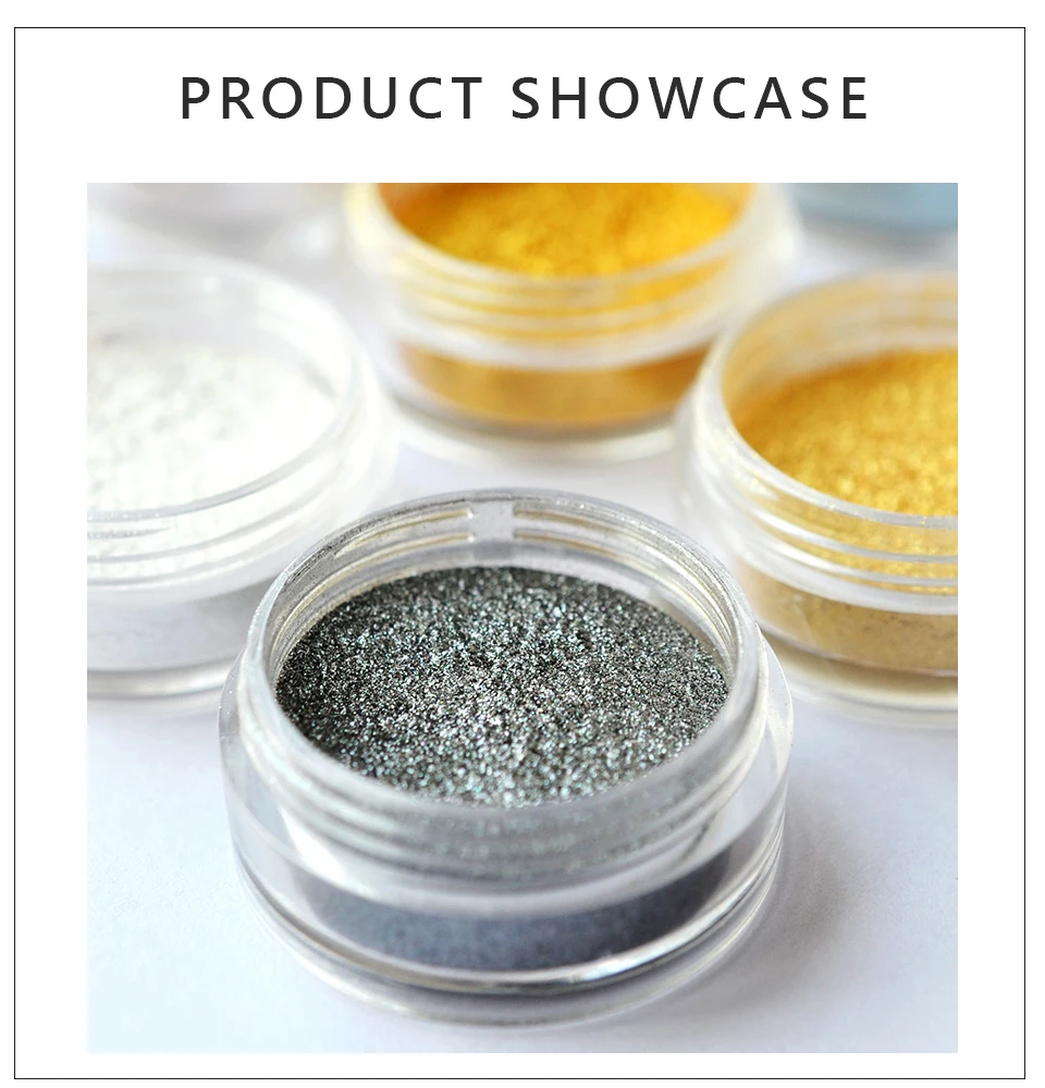 LOVE ALPHA Glitter Powder Eyeshadow Single 16 Colors Makeup Pigments Shimmer Eyeshadow Powder Glitter Eye Shadow Cosmetics (8)