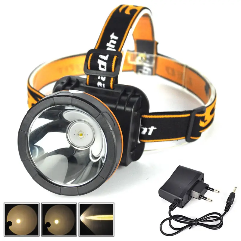 2000Lumen LED Rechargeable Headlight Camping Headlamp Work Spot Head