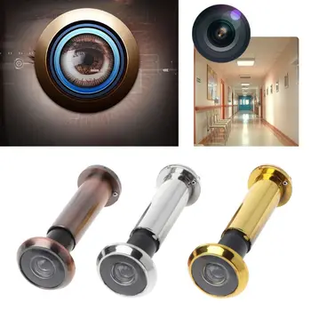 

220 Degree Wide Viewing Angle Door Viewer Privacy Cover Security Door Eye Viewer