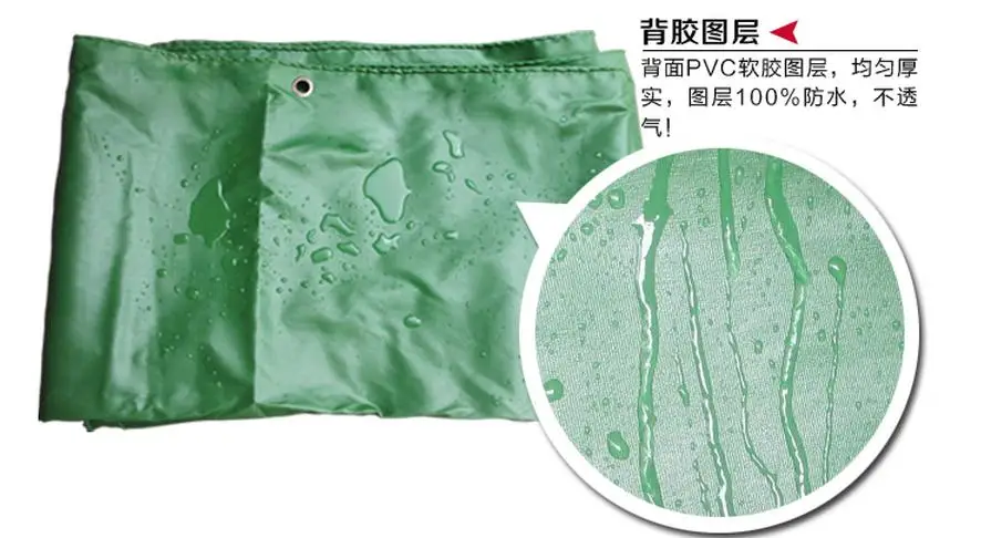 

Customize 400g/sqm 4mX4m green outdoor waterproof canvas, rain pvc tarpaulin, truck tarpaulin. tent cloth