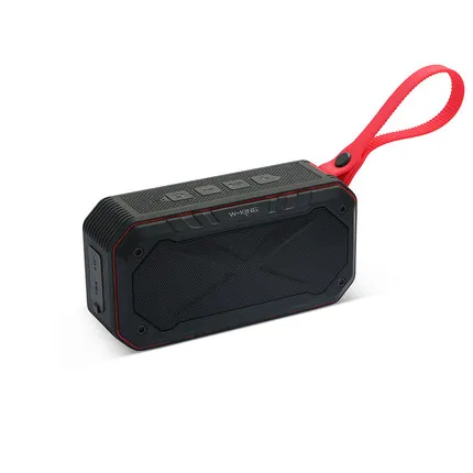 W-King S18 портативный водонепроницаемый Bluetooth динамик беспроводной NFC супер бас громкий динамик Поддержка TF карта радио динамик для велосипеда - Цвет: red