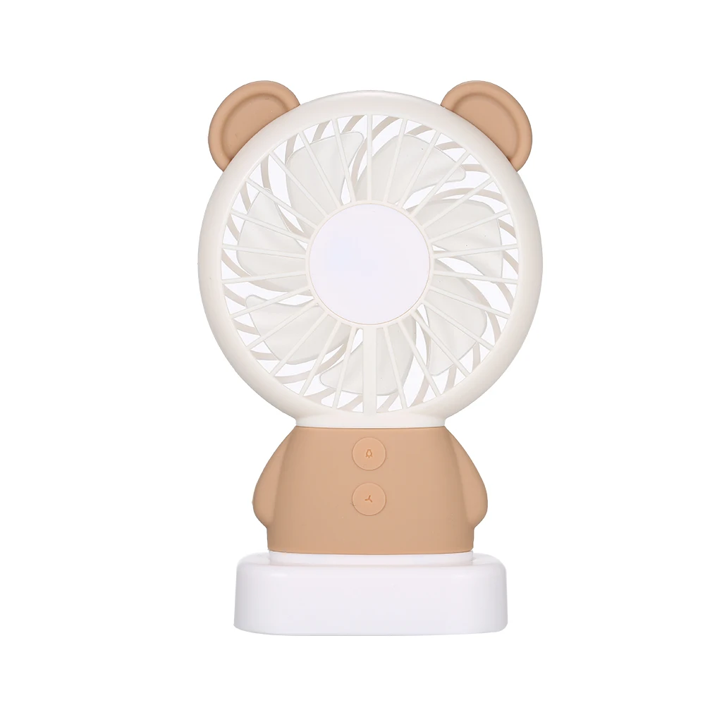 

Mini Handheld Cute Adorable Fan USB Rechargeable Portable Necklace Desk Table Fan Back to School Multi-Color Light Fans