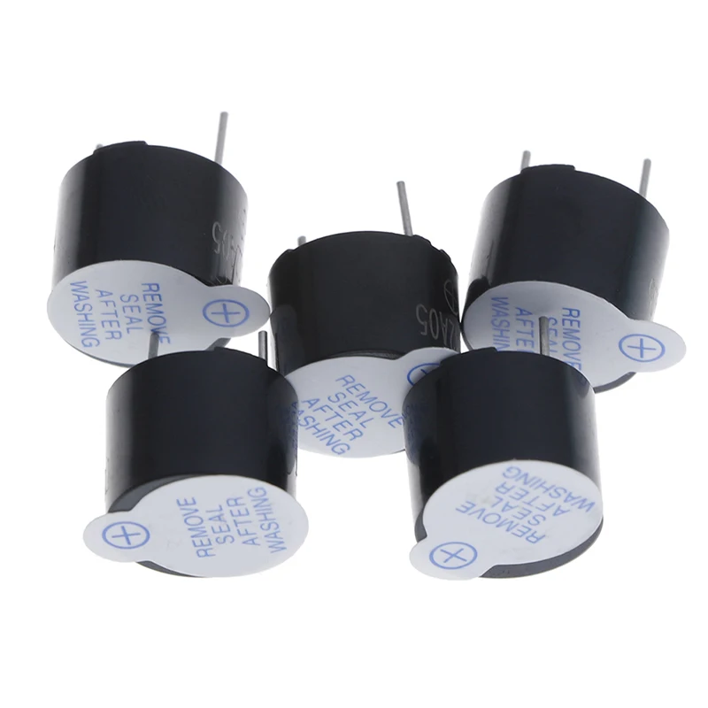 5pcs Buzzer DC5V TMB12A05 Universal Active Electromagnetic Alarm Buzzer Speaker