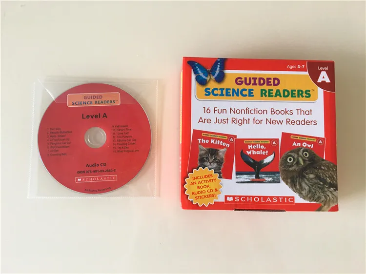 Новое поступление 5 коробка английский Scholastic Guided Science читатели ACDEF пусть студенты узнают различные интересные знания животных