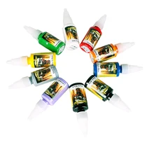 Новая татуировка жидкости татуировки Цвет Красота Инструменты Книги по искусству Красота татуировки 10 цветов 15 мл