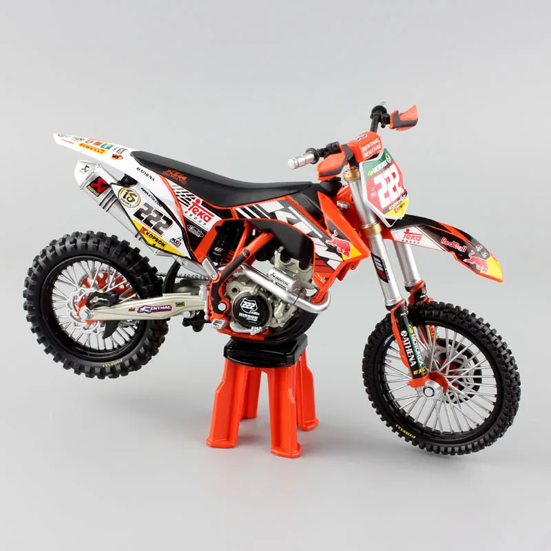 1 12 Масштаб Мини red bull KTM SXF 350 2011 antonio No#222 мотоцикл redbull MX Мотокросс литая под давлением модель dirt ENDURO гоночный велосипед игрушка