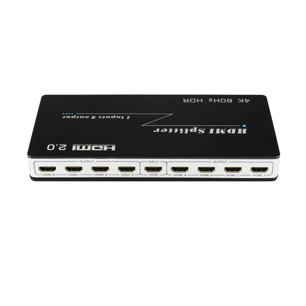 HDMI 2 0 разветвитель 1X8 4K HDCP2.2 компьютерный видео HY V1082 S0 HO|Система управления CCTV| |
