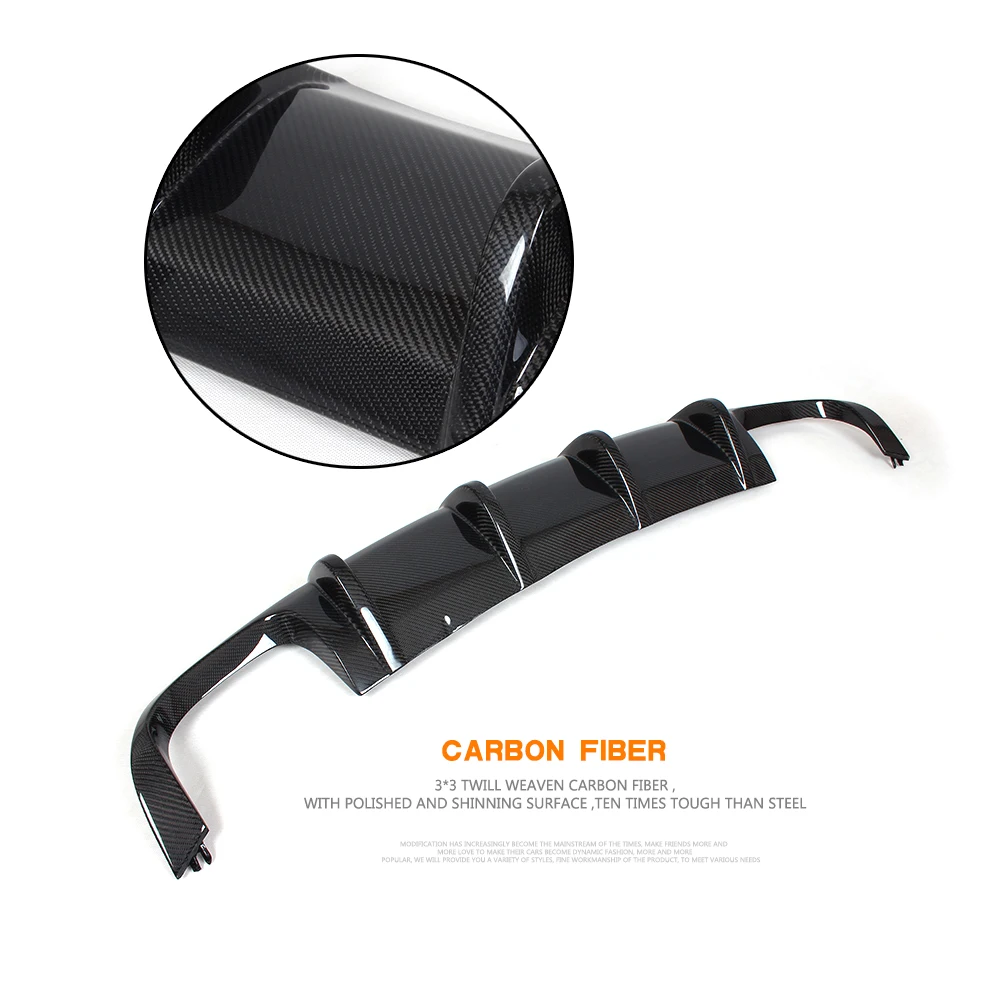 Автомобильный Стайлинг из углеродного волокна Автомобильный задний диффузор спойлер для VW Scirocco R только 2009