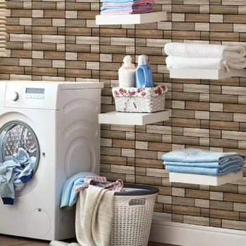 

Cross-border explosion models 3D stereo tile stickers Anti-collision stickers PVC wall stickers