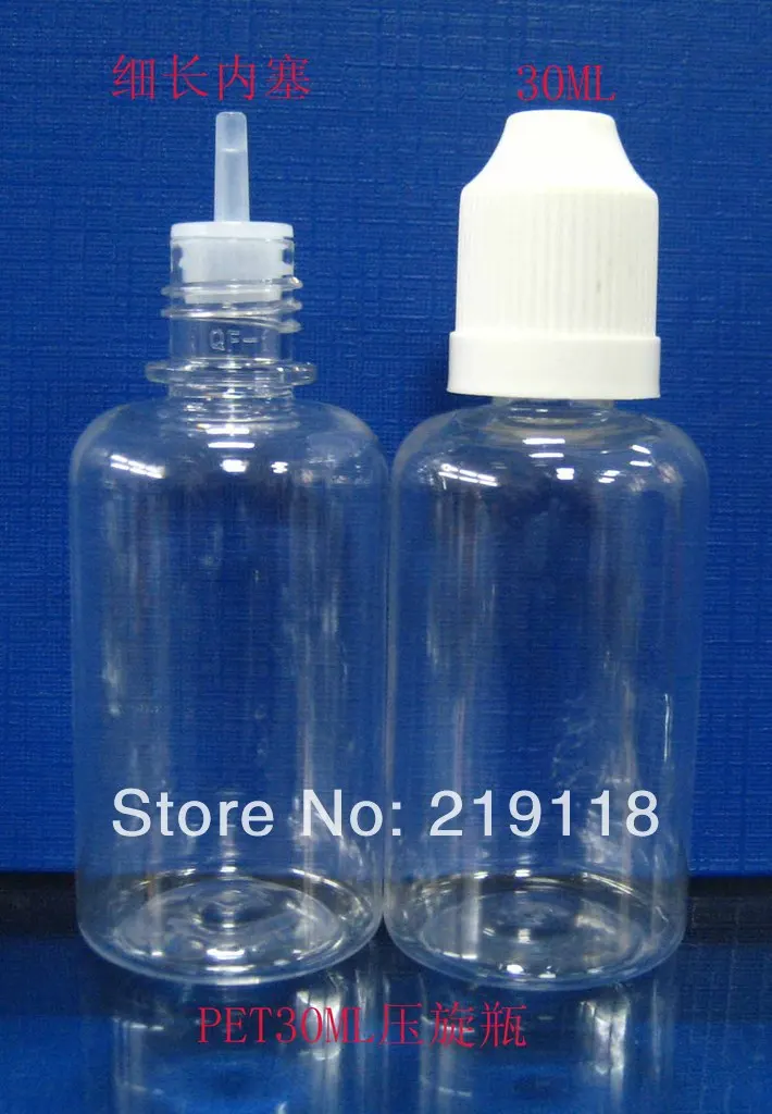 Wholesale 200pcs Empty Clear Pet 30ml Plastic Dropper Bottles With