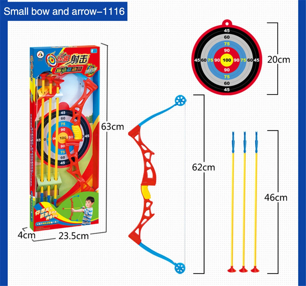 Забавный детский набор игрушек в виде лука и стрелы, большие, для улицы, в помещении, на присоске, съемка, для родителей и детей, интерактивные игрушки, спортивные подарки 1116
