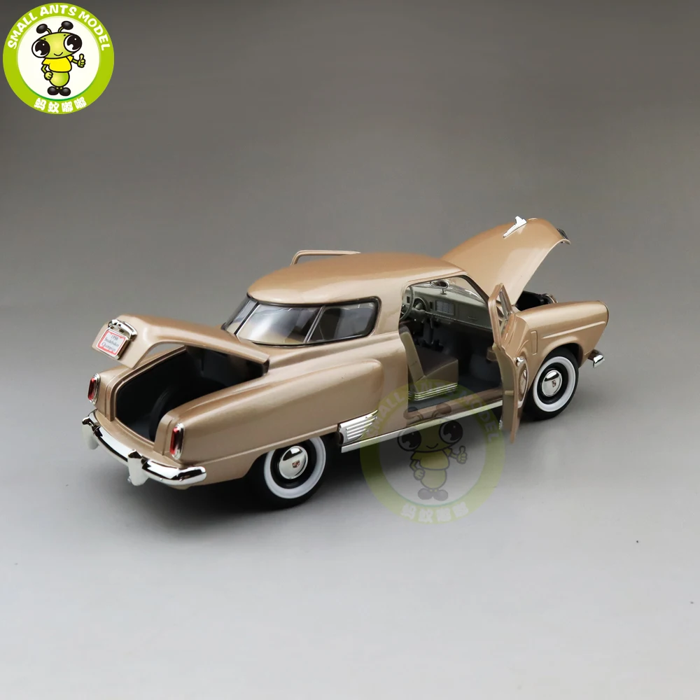 1/18 1950 STUDEBAKER Чемпион дорога Подпись литья под давлением Модель автомобиля игрушки мальчики девочки подарок