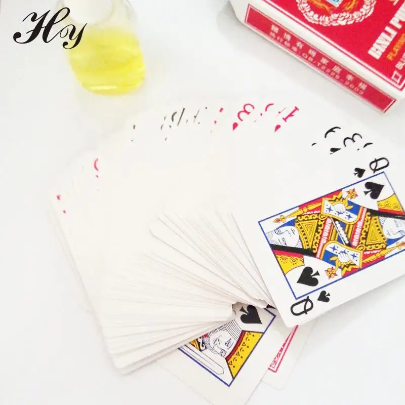 Водостойкие игральные карты настольная игра Baralho Cartas карточные игры Cartas De Poker Волшебные покерные карты казино игральные карты покер - изображение