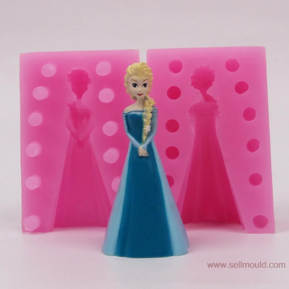 

Feihuan 1pc 3D Frozen lace cake silicone mold fondant mold Birthday cake decorating tools chocolate gumpaste mold FM1175