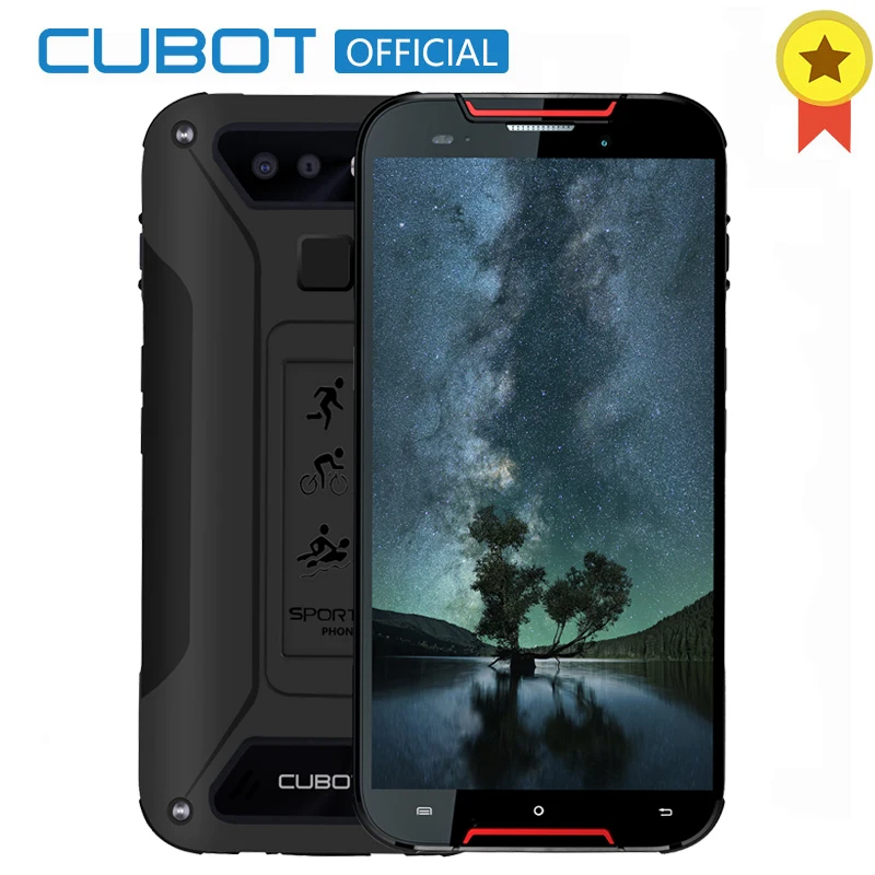 

Cubot Quest Lite Android 9.0 3GB 32GB MT6761 Quad Core Sports Phone 5.0'' IP68 Waterproof Face ID 5P Lens Dual Cameras Celular