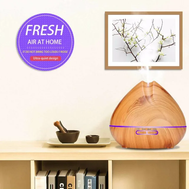 Remote Control Humidifier Essential Oil Diffuser With 7 Color LED Humidificador 300ml 500ml Ultrasonic Aroma Diffuser For Home 5