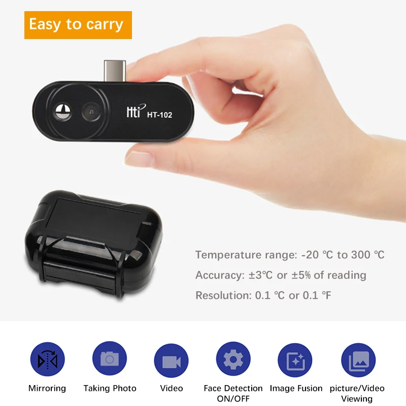 Новая тепловизионная камера инфракрасного изображения ночного видения FLIR ONE PRO Gen