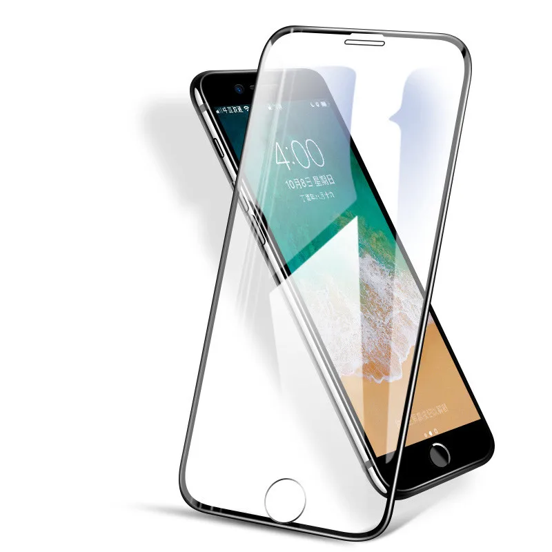 11D полное покрытие Защитное стекло для iPhone 7 8 6 Plus стеклянная пленка iphone XS Max XR