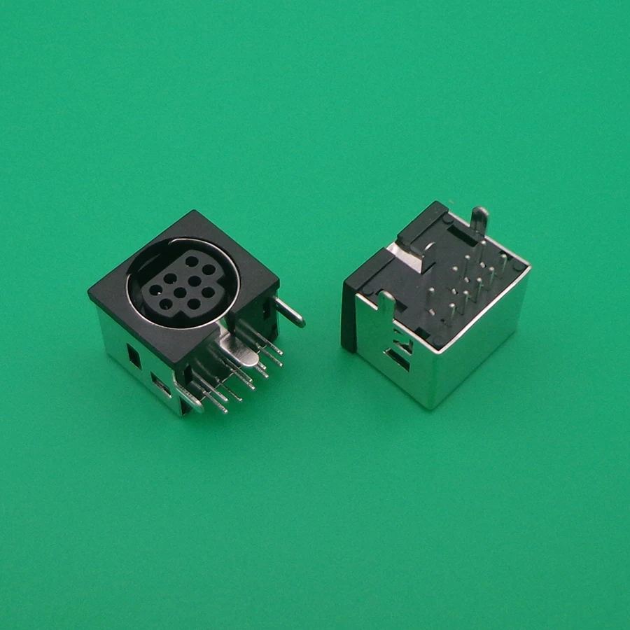10 шт./лот MD корпус гнездо DIN 9 Mini Pin S видео адаптер разъем порт разъем|connector din|din