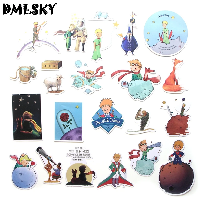 23 шт./компл. DMLSKY Prince мультфильм ПВХ Скрапбукинг для багажа автомобиля ноутбука
