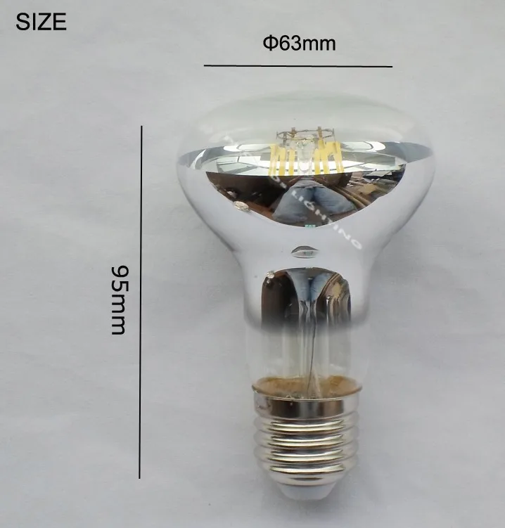 Производитель 120 V 220 V 230 V 240 V 6 Вт 8 Вт Светодиодный прожектор R63 светодиодный bombilla светодиодный luminaria E27 стекло Тип нити светодиодный PAR BR свет